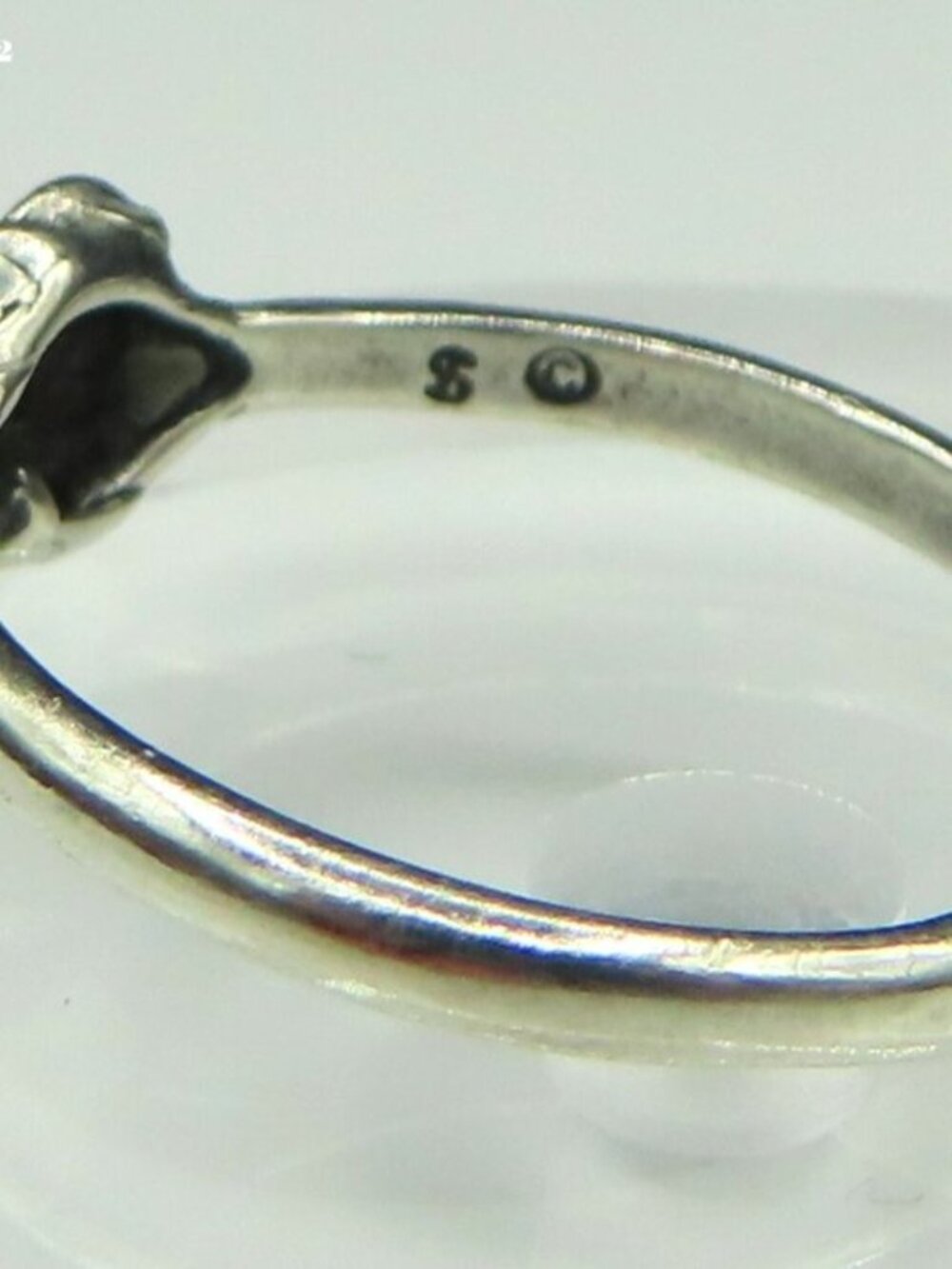 Sterling Silver Rings Set of 4 Size 6 to 6.5 - Picture 9 of 14